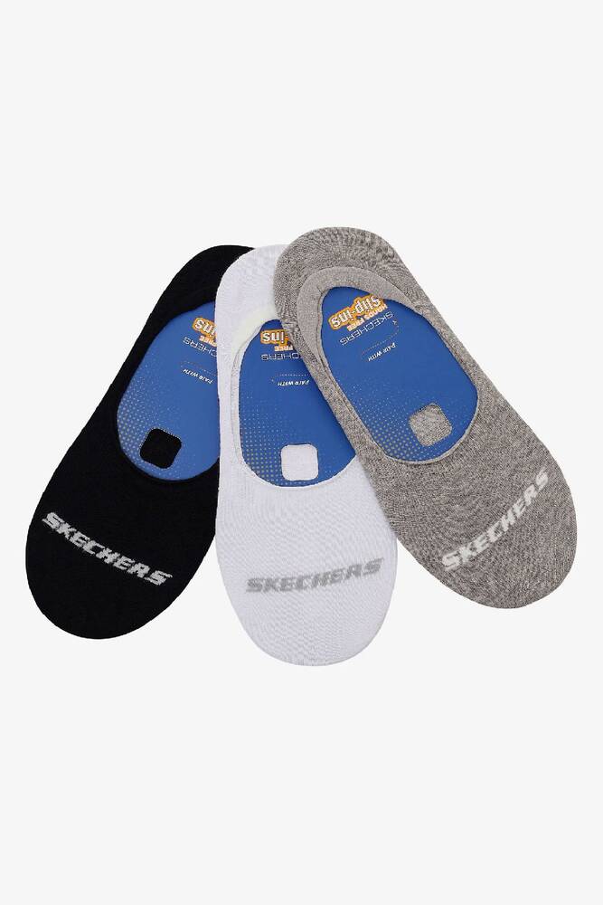 3'Lü Paket Essential Görünmez Çorap S2520313-3474 Beyaz 