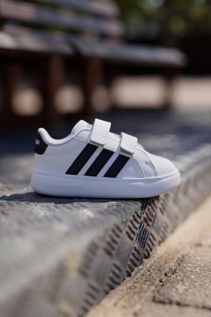 Adidas Bebek Grand Court 3.0 Ayakkabı JS4906 Beyaz (2)