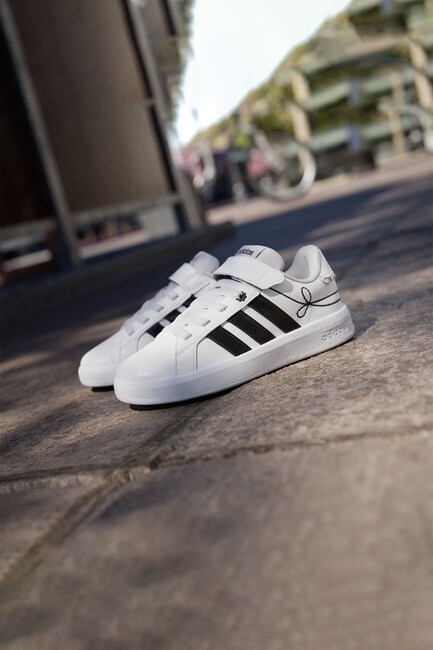 Adidas Çocuk Grand Court 3.0 Ayakkabı KH8835 Beyaz - Thumbnail