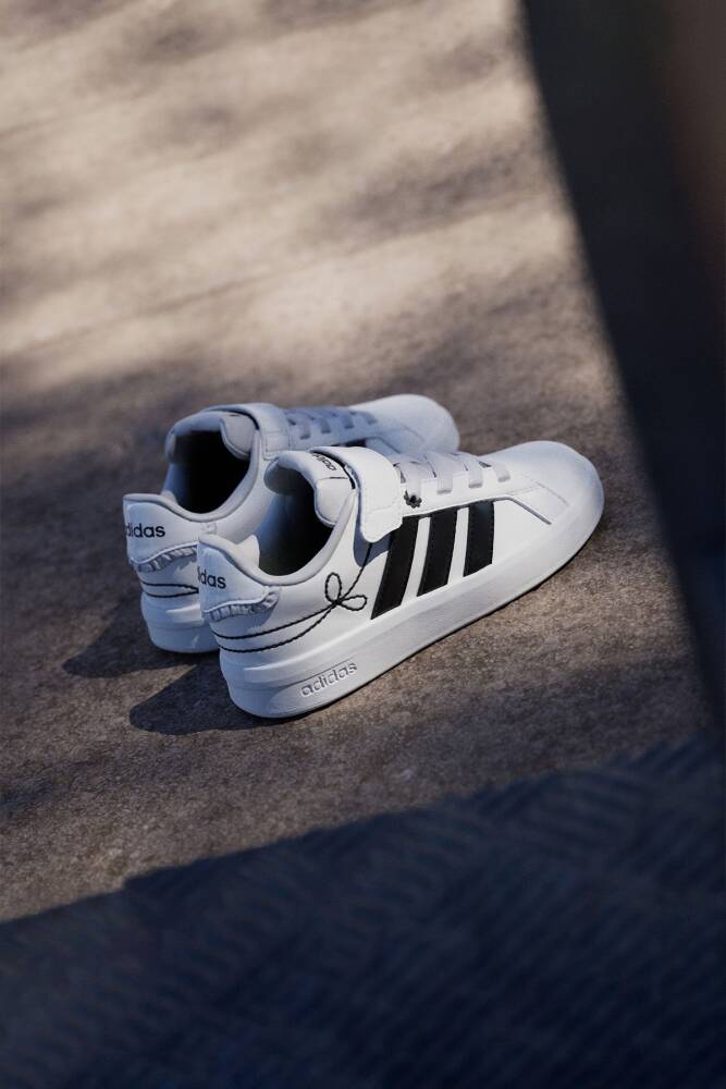 Adidas Çocuk Grand Court 3.0 Ayakkabı KH8835 Beyaz  - 5