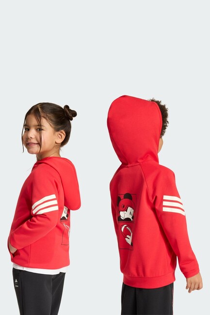 Adidas Çocuk LK Dy MM Kapüşonlu Sweat KG6126 Kırmızı (2)