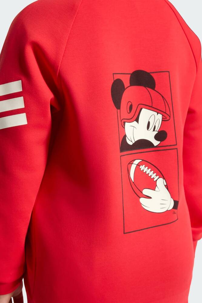 Adidas Çocuk LK Dy MM Kapüşonlu Sweat KG6126 Kırmızı 