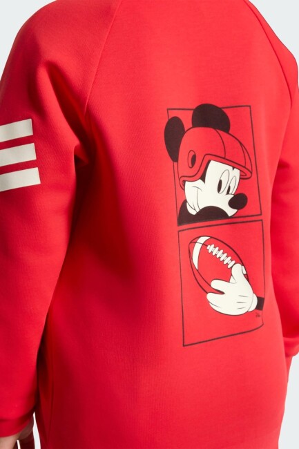 Adidas Çocuk LK Dy MM Kapüşonlu Sweat KG6126 Kırmızı  - 8