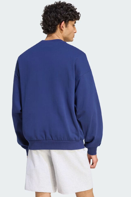 Adidas Erkek AK Sl Sweat KW2282 Mavi (1)