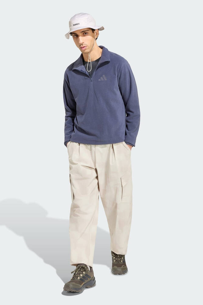 Adidas Erkek Ess Hz Yarım Fermuarlı Sweat KZ1775 Lacivert 