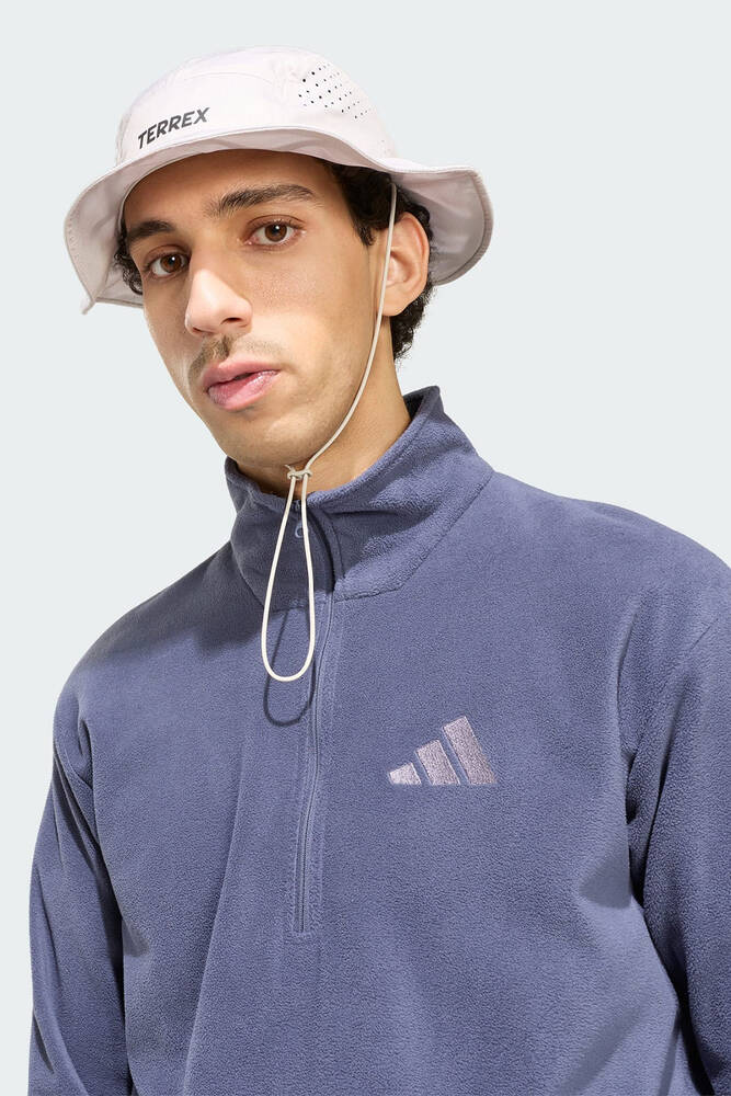 Adidas Erkek Ess Hz Yarım Fermuarlı Sweat KZ1775 Lacivert 