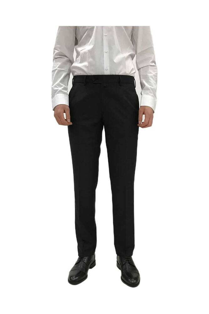 Alpino Düz Kumaş Movano Reguler Fıt Pantolon 57368002 Siyah 