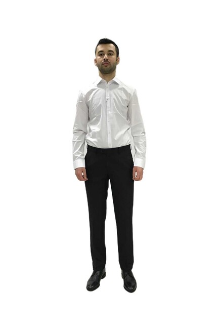 Alpino Kumaş Pantolon Movano-Slim Fit 57368001 Siyah (3)