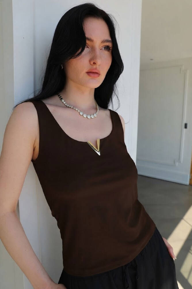 Ayhan Kadın Bluz 1903027 Kahve - 3