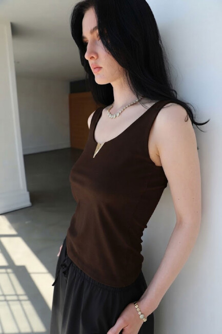 Ayhan Kadın Bluz 1903027 Kahve - 5