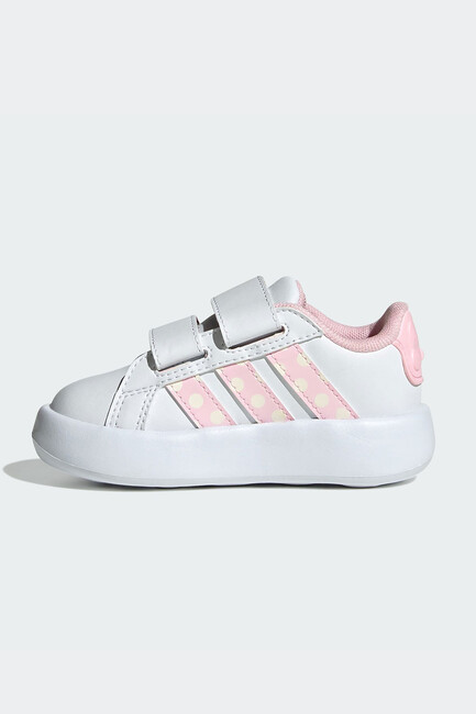 Bebek Grand Court Minnie Ayakkabı JR8130 Beyaz - Thumbnail