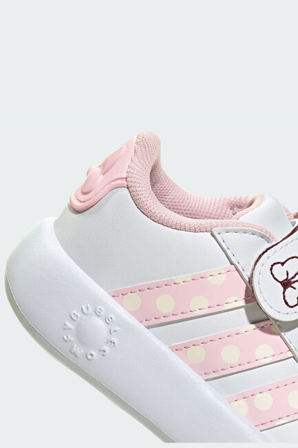Bebek Grand Court Minnie Ayakkabı JR8130 Beyaz - Thumbnail