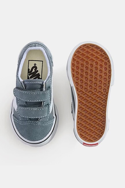 Bebek Old Skool V Ayakkabı VN000CTGRV21 Gri - Thumbnail