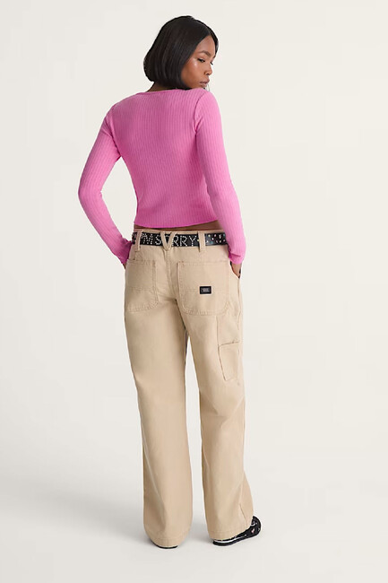 Chore Mid Rise Straight Pantolon VN000WFJ4MG1 Bej (2)
