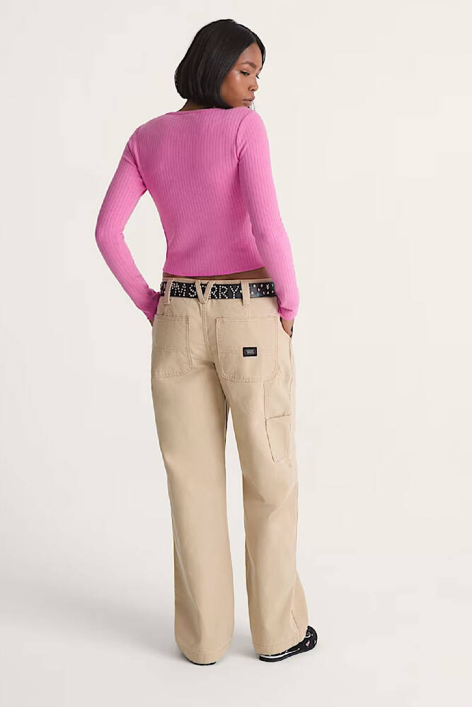 Chore Mid Rise Straight Pantolon VN000WFJ4MG1 Bej 