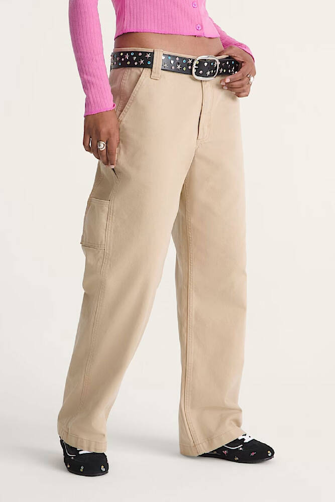 Chore Mid Rise Straight Pantolon VN000WFJ4MG1 Bej 