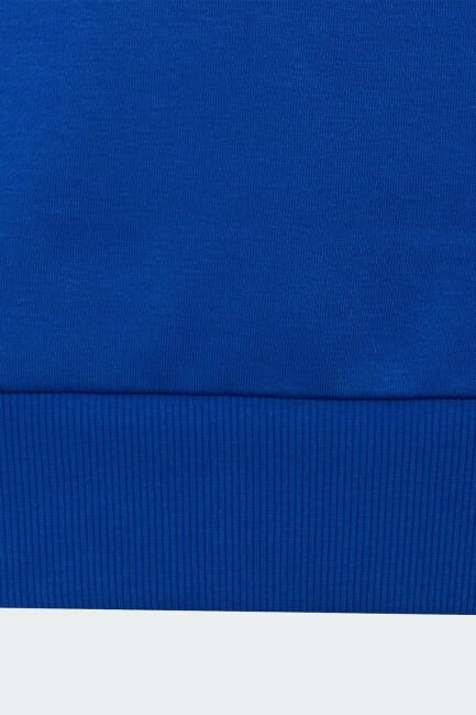 Çocuk 3S Fl Kapüşonlu Sweat KT3381 Mavi  - 4