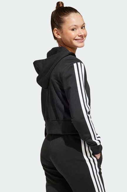 Çocuk 3S Ft Fermuarlı Kapüşonlu Sweat JJ0956 Siyah (2)