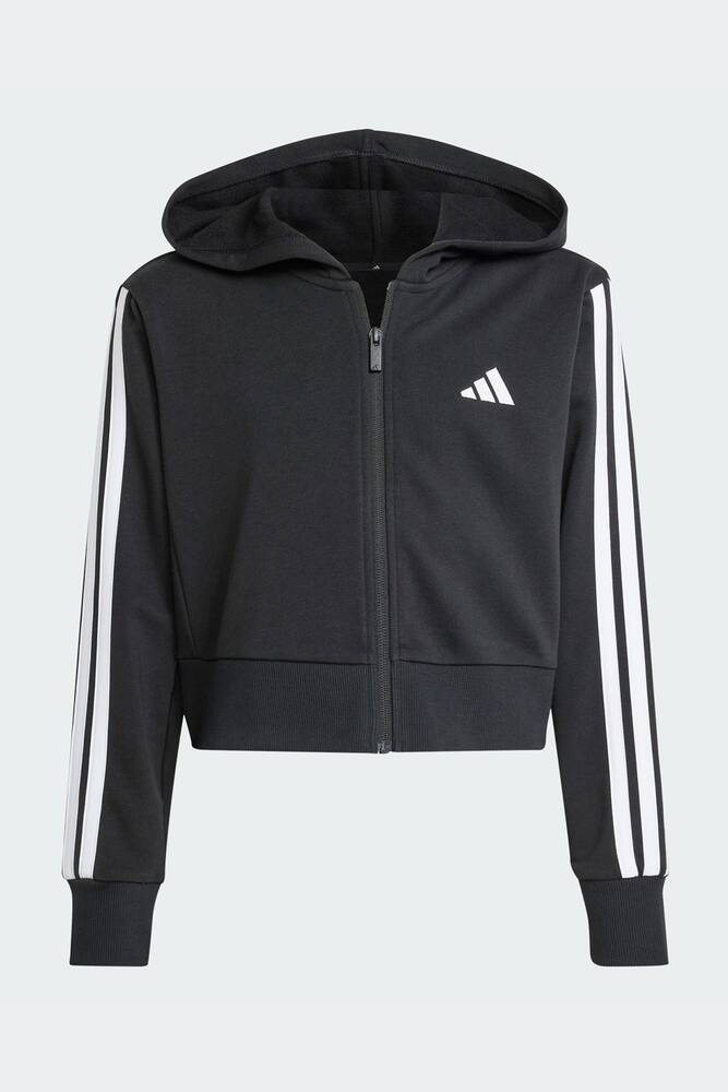 Çocuk 3S Ft Fermuarlı Kapüşonlu Sweat JJ0956 Siyah 