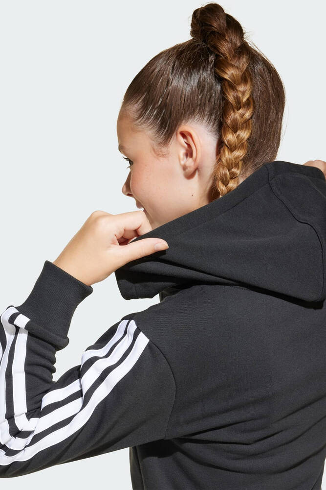 Çocuk 3S Ft Fermuarlı Kapüşonlu Sweat JJ0956 Siyah 