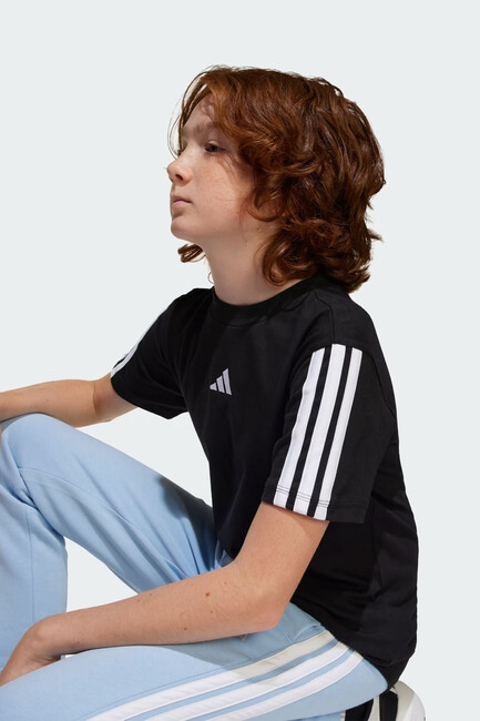 Çocuk 3S Tişört JD6487 Siyah - Thumbnail