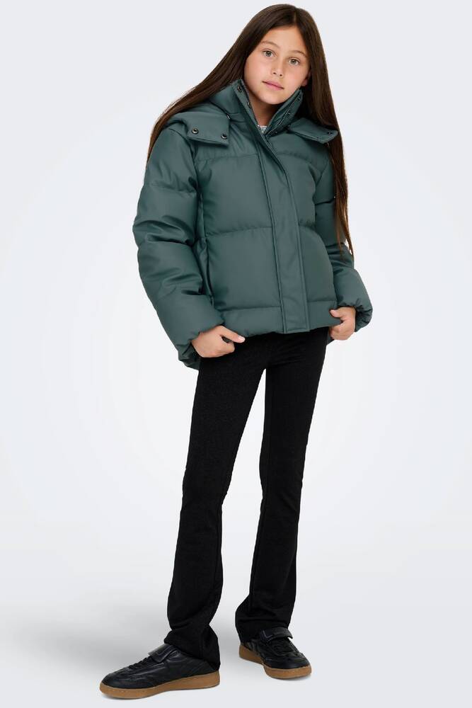Çocuk Agnes Puffer Mont 15369825 Yeşil 