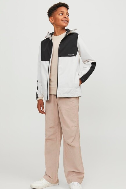 Çocuk Alex Hood Ceket 12249433 Ekru - Thumbnail