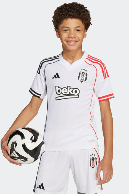 Çocuk BJK Forma JN9936 Beyaz - Thumbnail