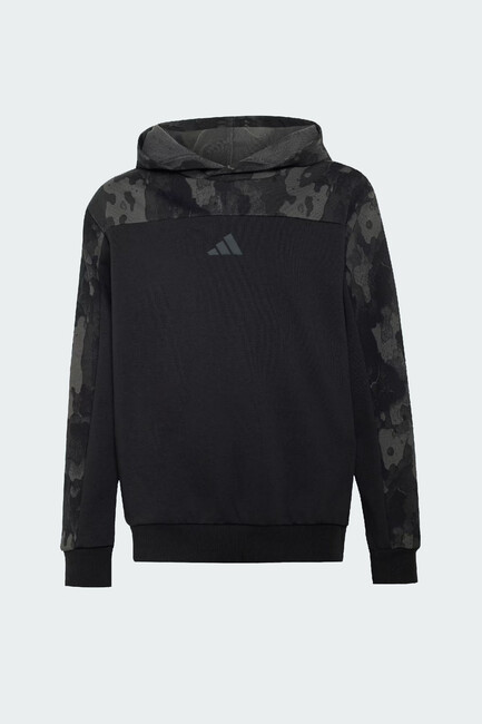 Çocuk Camo Kapüşonlu Sweat KC9710 Siyah