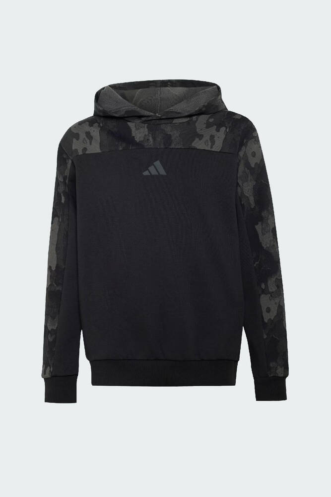 Çocuk Camo Kapüşonlu Sweat KC9710 Siyah - 1