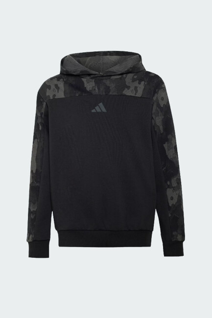 Çocuk Camo Kapüşonlu Sweat KC9710 Siyah 