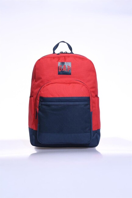 Çift Bölmeli Sırt Çantası 03398 Kırmızı (1)