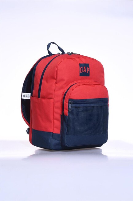 Çift Bölmeli Sırt Çantası 03398 Kırmızı (2)