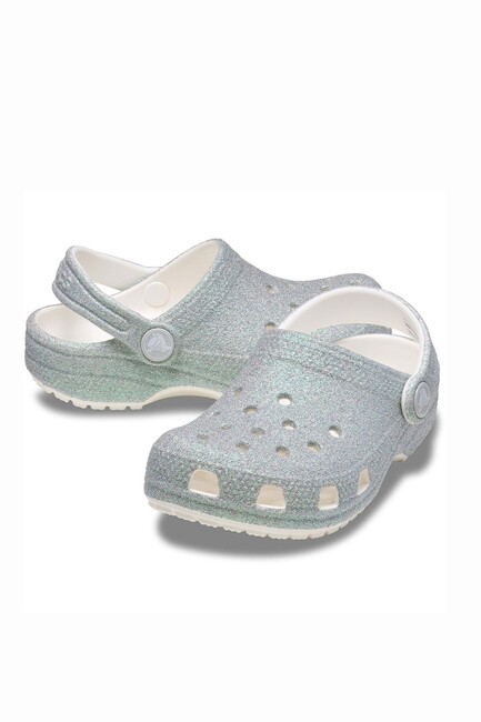 Çocuk Classic Iridescent Glitter Cgk Terlik 210986_100 Beyaz (3)