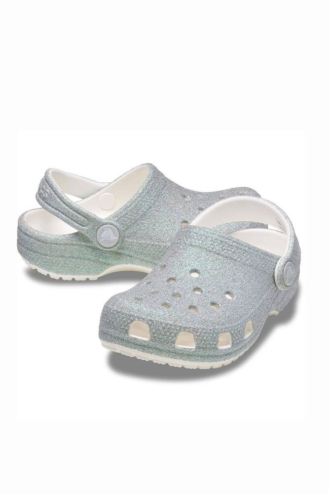 Çocuk Classic Iridescent Glitter Cgk Terlik 210986_100 Beyaz 