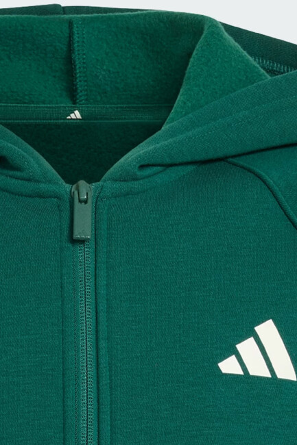 Çocuk Clgt Fermuarlı Kapüşonlu Sweat KS5142 Yeşil  (1)