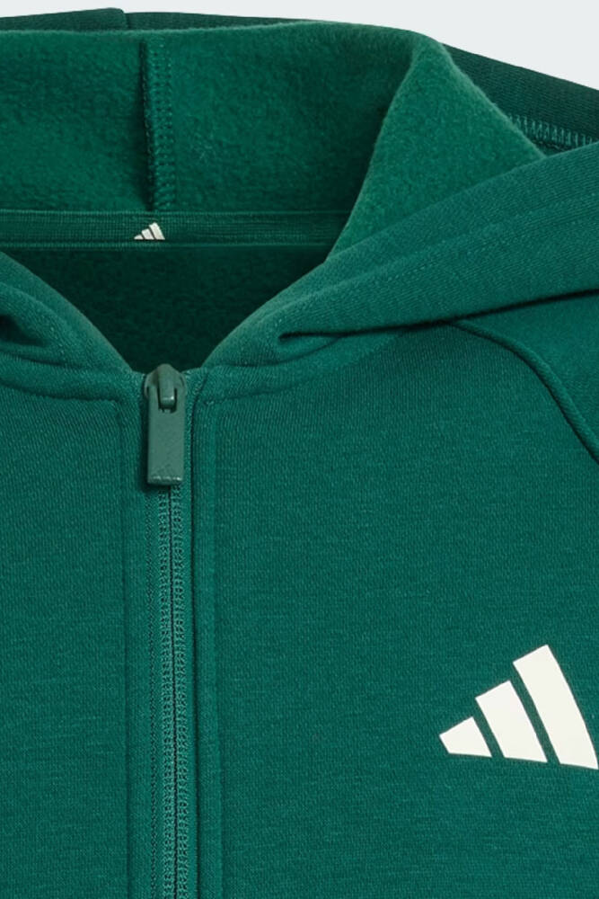 Çocuk Clgt Fermuarlı Kapüşonlu Sweat KS5142 Yeşil  - 2
