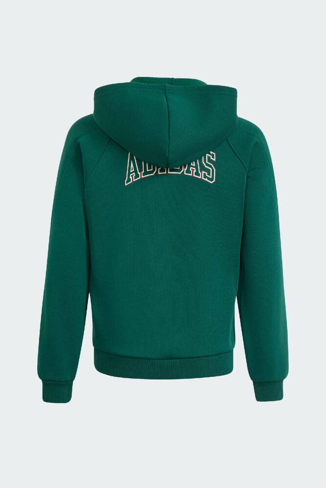 Çocuk Clgt Fermuarlı Kapüşonlu Sweat KS5142 Yeşil  - 3