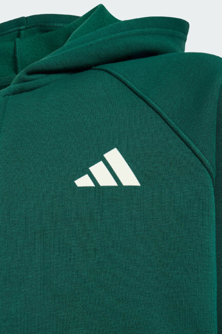 Çocuk Clgt Fermuarlı Kapüşonlu Sweat KS5142 Yeşil  - 4