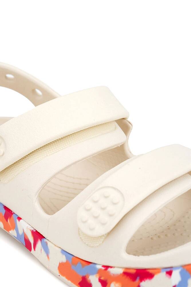 Çocuk Crocband Cruiser Glow Sandalet 212527_2MK Beyaz 