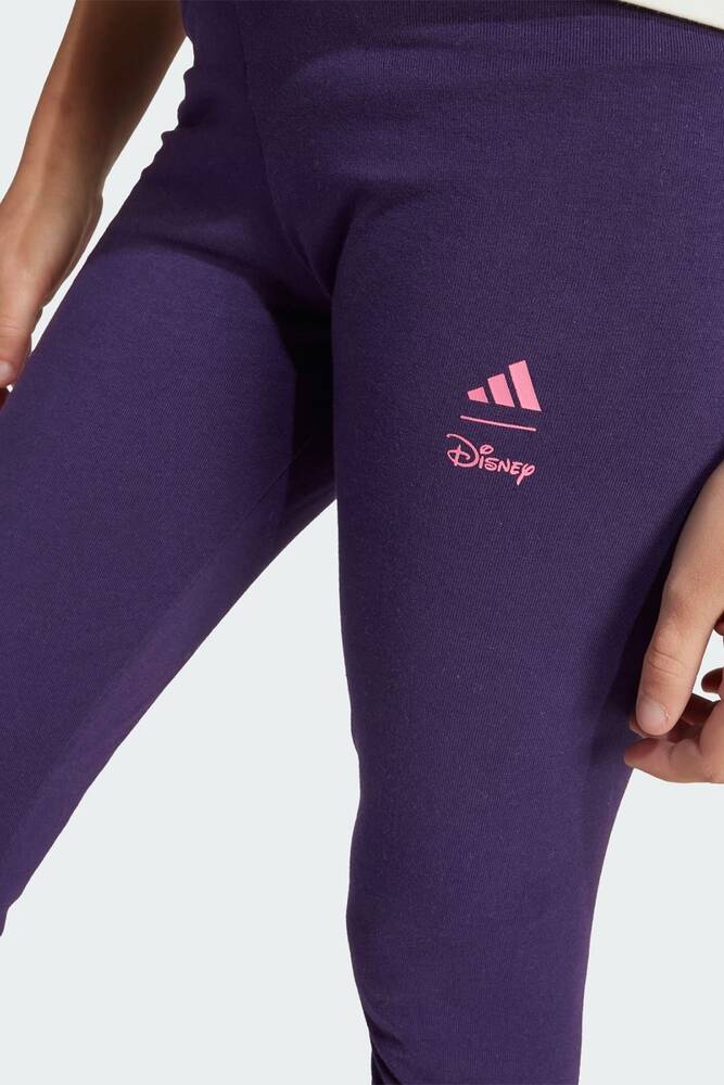 Çocuk DY Minnie Baskılı Tayt JL9192 Mor 