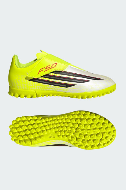 Çocuk F50 Club Vel Tf J Halısaha Ayakkabısı JS1487 Yeşil - Thumbnail