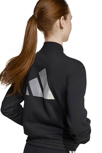 Çocuk Glam Fermuarlı Sweat JL7474 Siyah (3)