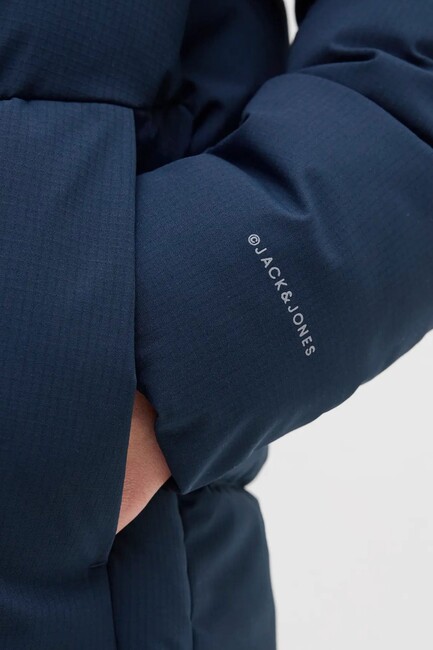 Çocuk Global Puffer Mont 12283847 Lacivert - Thumbnail