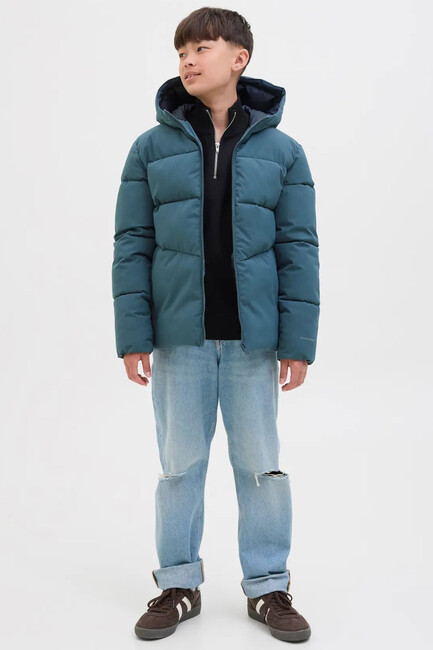 Çocuk Global Puffer Mont 12283847 Mavi (3)