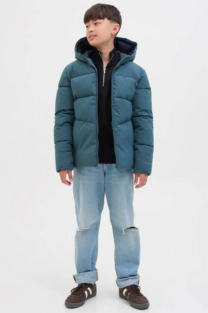 Çocuk Global Puffer Mont 12283847 Mavi 