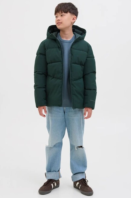 Çocuk Global Puffer Mont 12283847 Yeşil (3)