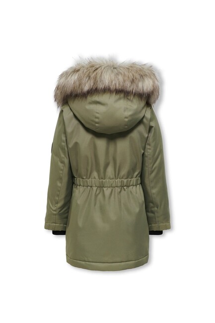 Çocuk Kogırıs Fur Parka 15245678 Yeşil (2)