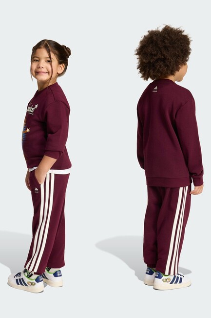 Çocuk Lk Dy Eşofman Takımı KG6131 Bordo (2)