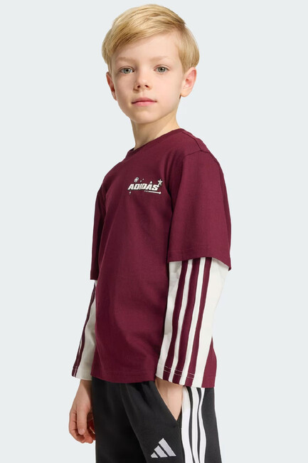 Çocuk Lk Dy Tişört KG6133 Bordo